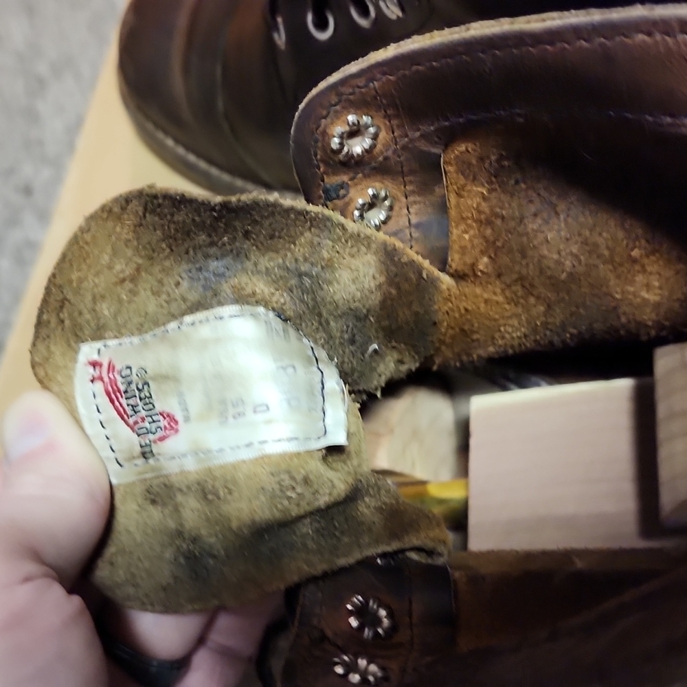 Red Wing Shoes Brown Leather Boots - Picture 13 of 14
